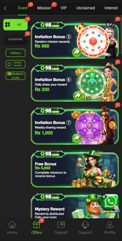 Q 98 Game